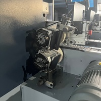 Machine de chantournage automatique multi-planches à 5 fonctions, pour contreplaqué, PVC, bois massif, aluminium, CE, haute précision, en stock