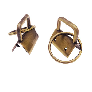 Bán Buôn Nhiệm Vụ Nặng Nề <span class=keywords><strong>Key</strong></span> Fob Phần Cứng Với Chia Nhẫn Vòng Chìa Khóa Cho Vòng Tay Với Vải Ribbon Webbing - Product Image 4