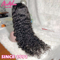Perruque de cheveux Remy à ondulations profondes, directement de l'usine, perruques frontales en dentelle 13x4 pour femmes noires, 30 pouces extra longues, cheveux vietnamiens, prêtes à porter
