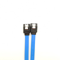 Kabel Data panjang 8-Pin SATA 3.0 betina Ke betina dengan selot jaket PVC 6 gb/s untuk Hard Drive SSD