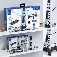 Servicio de Marca Privada: Paquete de Accesorios 15 en 1 para PS5 Slim, Kit Completo de Protección para Consola con Opciones de Empaque OEM