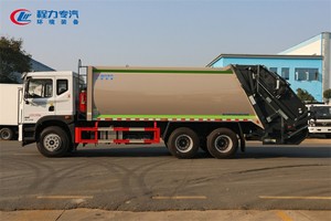 Camion compacteur de déchets de 15 tonnes à vendre, camion de ramassage de déchets à double bac à vendre - Product Image 4