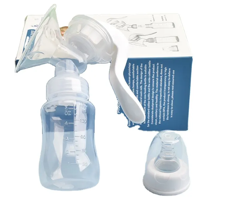 Extractor de leche Manual de silicona, cómodo, para madres, Popular, 150 ml, precio barato