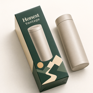 Boîte en papier kraft personnalisée OEM pour l'emballage de bouteilles d'eau et de gobelets, fabricant de boîtes en carton ondulé - Product Image 4