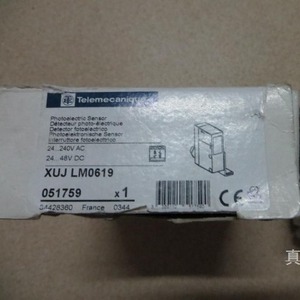 Sensor Fotoeléctrico Telemecanique XUJ LM0619 24V DC con Ajuste de Retardo, Normalmente Abierto/Cerrado, Tipo Cuadrado - Product Image 1