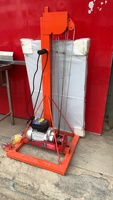 Équipement de levage vertical portable certifié CE 220 V, capacité 200 kg, hauteur de levage 1,3-6,2 m (12 pieds), pour le montage de volets roulants