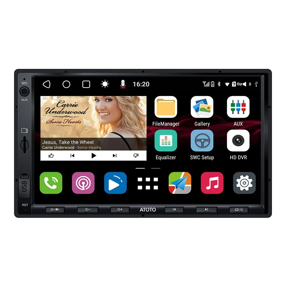 ATOTO 2Din 7" inch Car Stereo FM Autoradio Multimedia Player Car Stereo with mirror link USB Remote Control