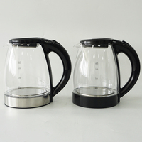 Bouilloires Électriques en Verre 1,2 L Nouveau Design avec Lumière LED – Prix Avantageux pour Bureau et Maison – Vente en Gros
