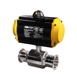 Venta de Liquidación COVNA B2B, Válvula de Bola Sanitaria de Acero Inoxidable de Doble Acción con Actuador Neumático de 1/2 Pulgada para Alta Temperatura - Product Image 4