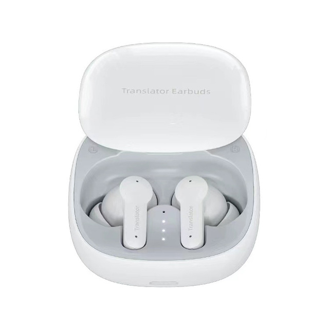 New M3 BT Smart Voice Translator Earbuds Support 144 Online 8 Offline Languages