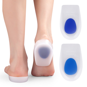 Palmilhas de Silicone Confortáveis, Almofada Transparente para Calcanhar, Meia Palmilha Elevadora para Sapatos, Almofadas Macias Adesivas para Fascite Plantar, Suporte para Calcanhar - Product Image 1