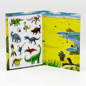 Puzzle di Carta e Gioco da Tavolo Magnetico, Mondo dei Dinosauri, Giocattoli Educativi per Bambini dai <span class=keywords><strong>3</strong></span> <span class=keywords><strong>Anni</strong></span> - Product Image 1