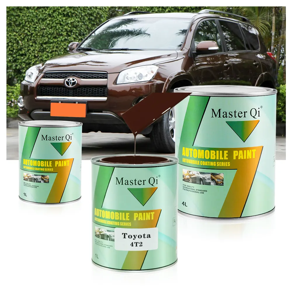 Wholesale Popular Durable Bright Colour Waterproof Finished Car Paint For Camry Hanlanda Corolla Crown Car