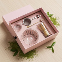 Ensemble Matcha sur Mesure Bol en Verre avec Bec, Kit de Bol Matcha de Voyage en Gros