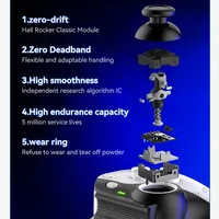 Controlador de tableta D9 Mango inalámbrico para Switch Game Joystick de estiramiento de dientes azules para Playstation3 PS3 PS4 Android IOS Gamepad