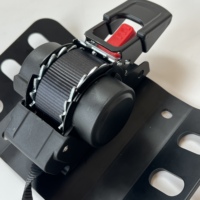 Sangles d'arrimage à cliquet automatiques rétractables de 25 mm (1 pouce) à visser, robustes, pour camionnettes Ford