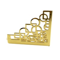 Usine nouveau Design européen moyen-orient 130MM meubles en métal armoire lit luxe Style fleur canapé meubles jambe accessoires