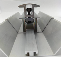 Solution de montage solaire de haute qualité, support de rail de toit en alliage d'aluminium durable, structure PV, rail de montage solaire