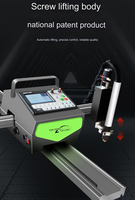 Máquina de corte por plasma CNC portátil Toploong 120A con motor paso a paso, área efectiva de 1000x1000 mm, cortadora de código G USB, compatible con nesting, DXF, DWG