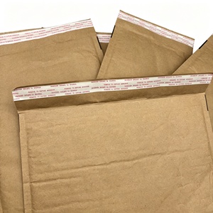 Enveloppes d'expédition rembourrées en papier kraft brun écologique, compostables et résistantes aux chocs - Product Image 5