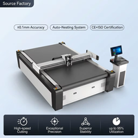 Máquina de Corte Industrial Automática CNC de Cama Plana con Cuchilla Vibratoria, Cortadora Digital para Cuero, Textiles y Otros Materiales