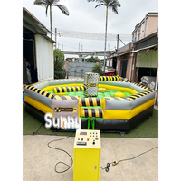 Plein air Adulte Enfants Grand Groupe Bâtiment Partie Gonflable Combat Gonflable Oreiller Combat Boxe Divertissement Jeu Location