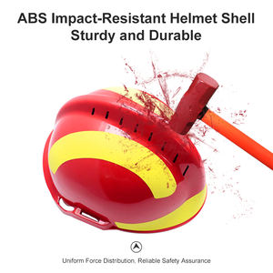 Casco di salvataggio ignifugo in ABS, equipaggiamento di sicurezza protettivo per vigili del fuoco - Product Image 4