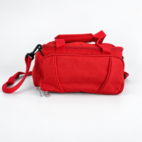 Sac isotherme anti-fuite avec doublure en aluminium, double fermeture éclair, bandoulière amovible et compartiment intérieur en maille pour le déjeuner des enfants et les pique-niques