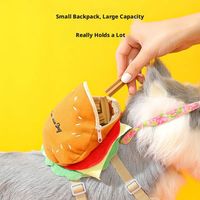 Harnais pour chien en forme de sac à dos 3D, en maille, réglable, à libération rapide, pour Bichon, Caniche, accessoires pour animaux de compagnie, fournitures pour petits et moyens chiens