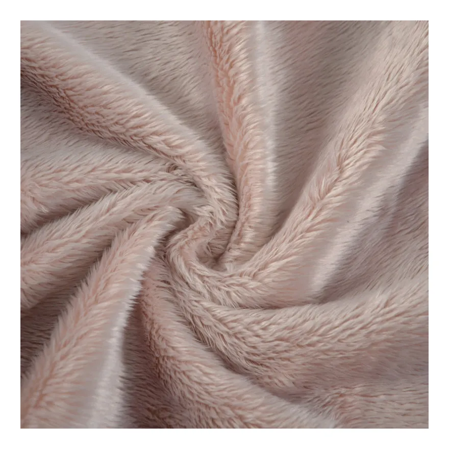 Popolare nuovo abbigliamento tessuto in velluto morbido 100% poliestere tessuto Velboa