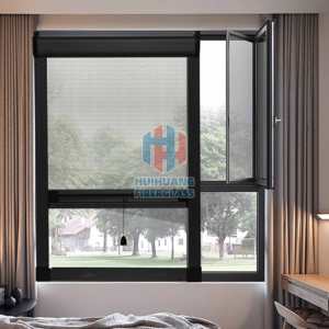 <span class=keywords><strong>Moustiquaire</strong></span> invisible rétractable en fibre de verre, écran anti-moustiques <span class=keywords><strong>enroulable</strong></span> en aluminium, maille haute transparence - Product Image 4