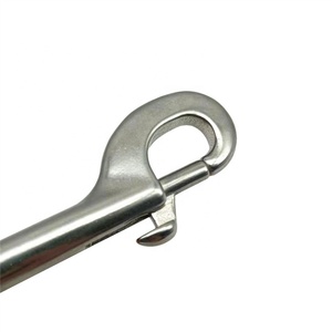 Mosquetón de gancho de resorte <span class=keywords><strong>fijo</strong></span> de extremo redondo de acero inoxidable 316 de 93mm - Product Image 5