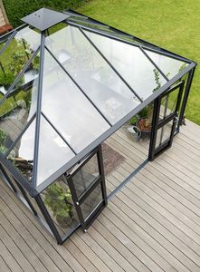 Design moderne quatre <span class=keywords><strong>saisons</strong></span> <span class=keywords><strong>solarium</strong></span> <span class=keywords><strong>solarium</strong></span> personnalisé verre trempé cadre en aluminium <span class=keywords><strong>prix</strong></span> d'usine de gros toit incliné pour villas - Product Image 5