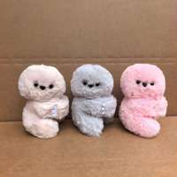 Boneka Plush Mirumi 2026, Robot Burung Hantu Koala Pemalu, Gantungan Tas, Warna Pink Beige Abu-abu, Boneka Hewan Lembut, Logo Custom untuk Hadiah