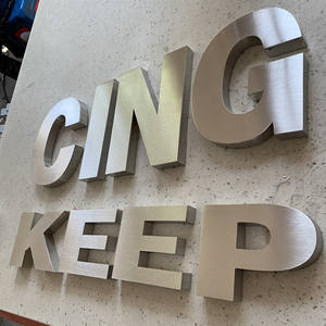 SP SIGN produttore personalizzato <span class=keywords><strong>3D</strong></span> lettera del negozio in acciaio inox segno retroilluminato edificio Business segno Logo all'aperto negozio di metallo lettera - Product Image 3