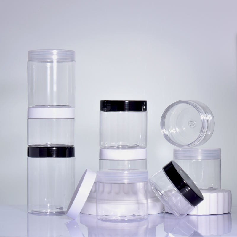 89-400 Neck Fine Jars 12 oz Clear PET Plastic Jar Safe Lid for 1kg 10 Food 1500ml Candy Jelly Storage Also Lollipop Canned Food