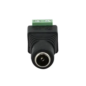 Power Connector 5.5Mm X 2.1Mm Power Jack Socket Voor 5050 2835 3528 Led Strip Cctv Camera Ac naar Dc