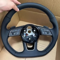 Volant sport en cuir pour Audi A1 A3 A4 A5 A6 A7 A8 S3 S4 S7 S5 RS7 RS5 TT TTRS B8 B8.5 B9 Q3 Q5 Q7 C6