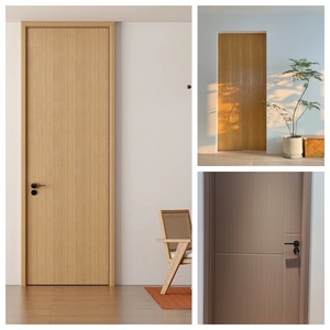 Puerta Interior de Madera Personalizada, Puerta Compuesta de Madera Sólida con Melamina, Diseño de Puertas Interiores de MDF para <span class=keywords><strong>Casa</strong></span> - Product Image 2