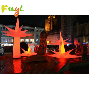 Modelo de Árbol de Estrellas Inflable con Iluminación, Decoración Inflable para Eventos - Product Image 3