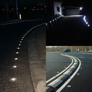 Reflector de Ojo de Gato de Alta Calidad, Marcador Reflectante de 360 Grados, Reflector de Vidrio Templado, Marcador de Pavimento Integrado - Product Image 5