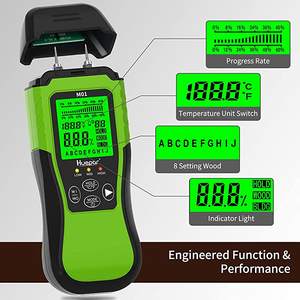 Medidor de Humedad Digital para Madera Huepar con Pantalla LCD, Tipo Pin, Detector de Fugas de Agua con 2 Modos de Medición - Product Image 6