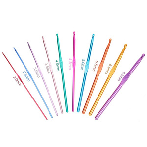 Wholesale 100pcs Plastic Sewing Kit <strong>Crochet</strong> <strong>Hooks</strong> <strong>Set</strong> with Bag for Hand Knitting - Product Image 5
