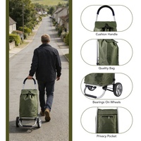 Chariot pliable pour courses, supermarché, personnalisé, 3 roues, escalade, chariot d'épicerie, vente en gros, nouvelle collection