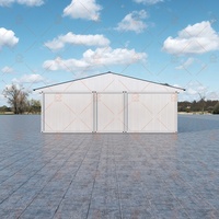 Maison conteneur modulaire préfabriquée en structure acier à panneaux sandwich, démontable, en kit plat, pour camping et dortoir