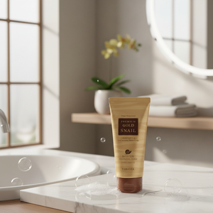 TERESIA Premium Gold Snail Whitening Facial Cleanser Hydration <b>Deep</b> Foam All Skin Types Anti-Wrinkle Pore Cleaning Firming - Product Image 3