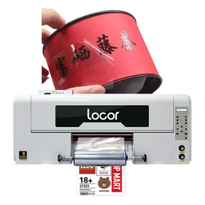 Locor Hybrid UV DTF Printer Roll Laminating 2 in 1 UV Printing a3 uv dtf Sticker printer