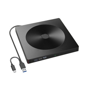 Unidad óptica externa USB3.0/Tipo-c Grabadora de <span class=keywords><strong>DVD</strong></span> móvil para escritorio y portátil Reproductor óptico estándar de CD - Product Image 1