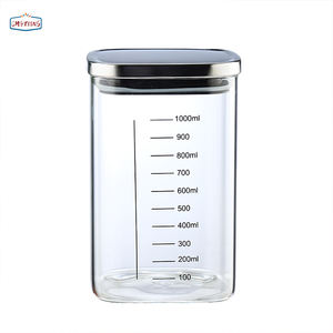 खट्टा स्टार्टर जार किट बड़े खट्टा स्टार्टर ग्लास जार के साथ डेट चिह्नित फीडिंग बैंड थर्मामीटर स्पैटुला कपड़ा कवर - Product Image 6