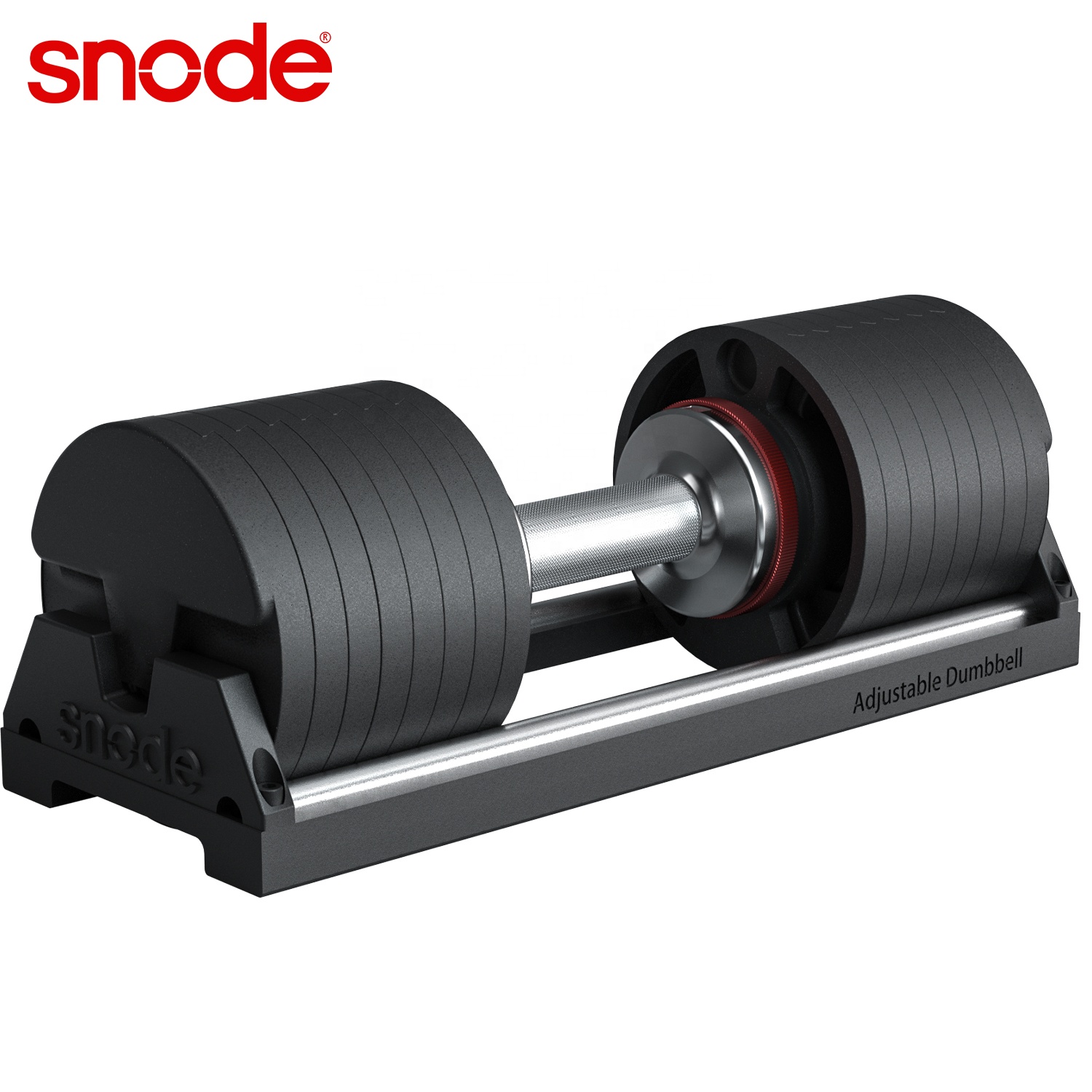 snode AD80LBS adjustable dumbbell 40kg 22kg 80lbs hot sale all iron quickly adjust Free weights High quality dumbbells